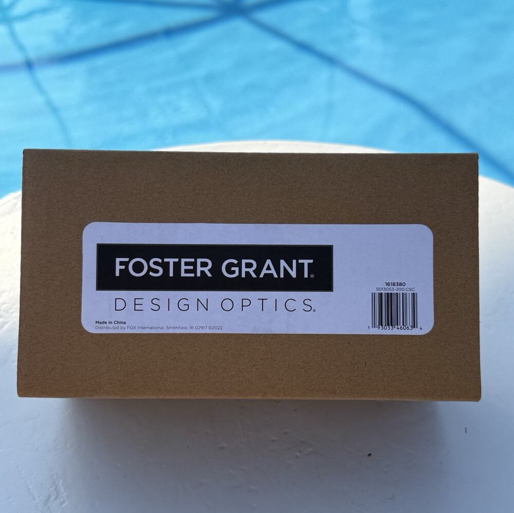 Foster Grant Design Optics Reading Glasses 2 Pack +2.00 Black Brown Frames